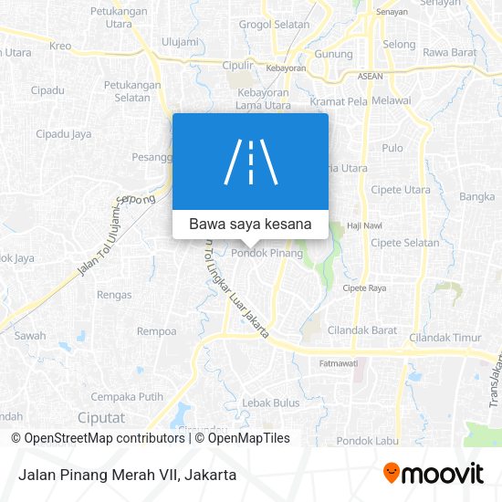 Peta Jalan Pinang Merah VII