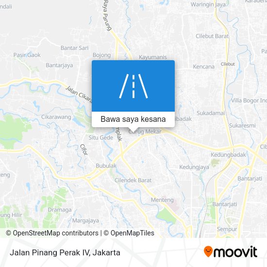 Peta Jalan Pinang Perak IV