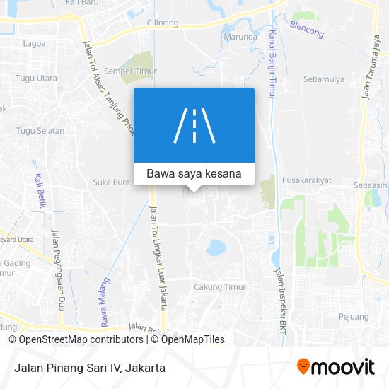 Peta Jalan Pinang Sari IV