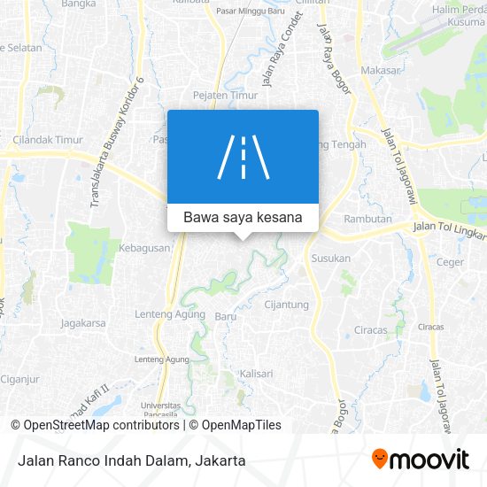 Peta Jalan Ranco Indah Dalam