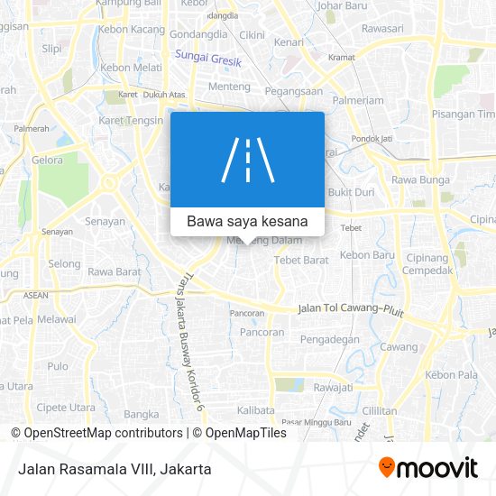 Peta Jalan Rasamala VIII