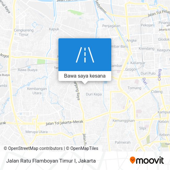 Peta Jalan Ratu Flamboyan Timur I
