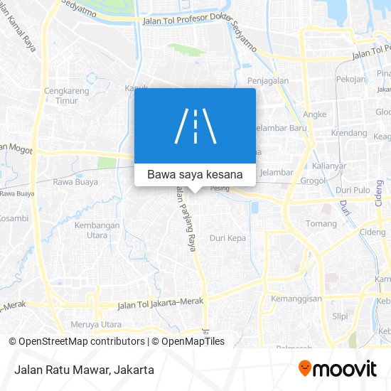 Peta Jalan Ratu Mawar