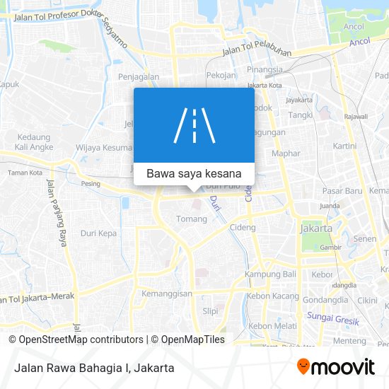 Peta Jalan Rawa Bahagia I