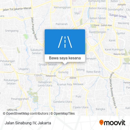 Peta Jalan Sinabung IV