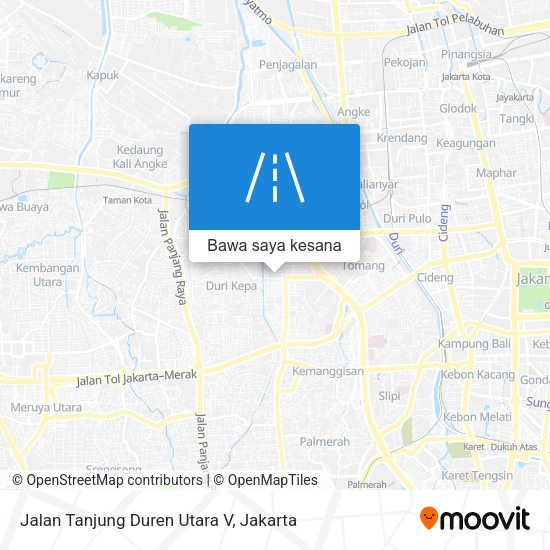 Peta Jalan Tanjung Duren Utara V