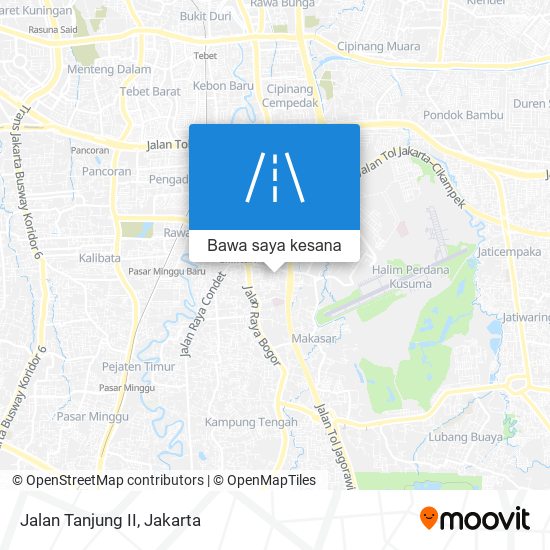 Peta Jalan Tanjung II