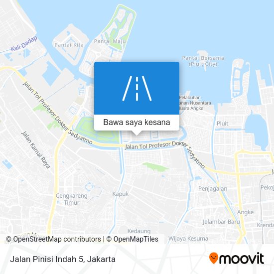 Peta Jalan Pinisi Indah 5
