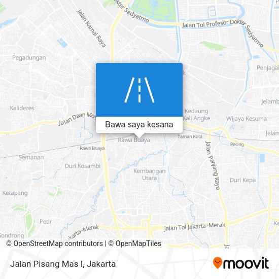 Peta Jalan Pisang Mas I