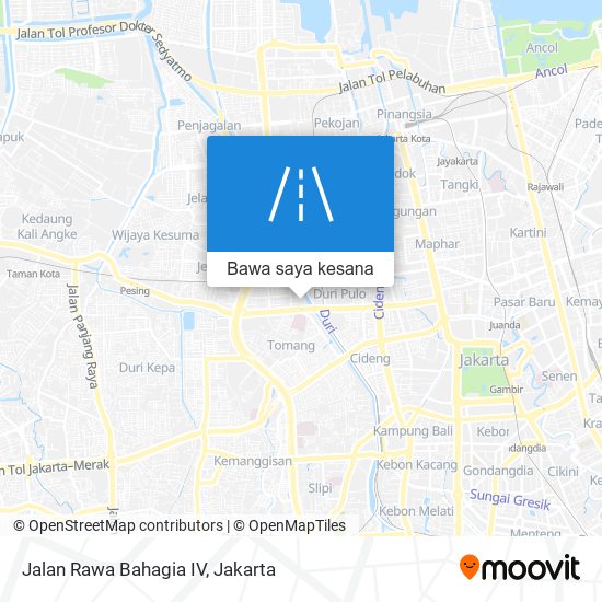 Peta Jalan Rawa Bahagia IV