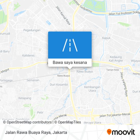 Peta Jalan Rawa Buaya Raya