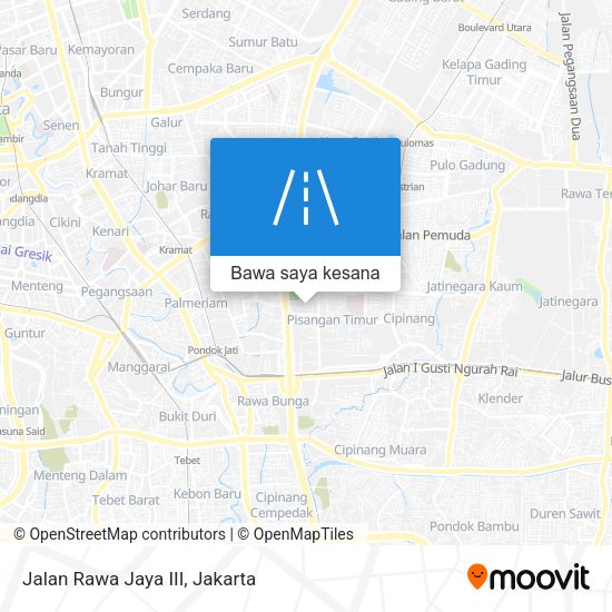 Peta Jalan Rawa Jaya III