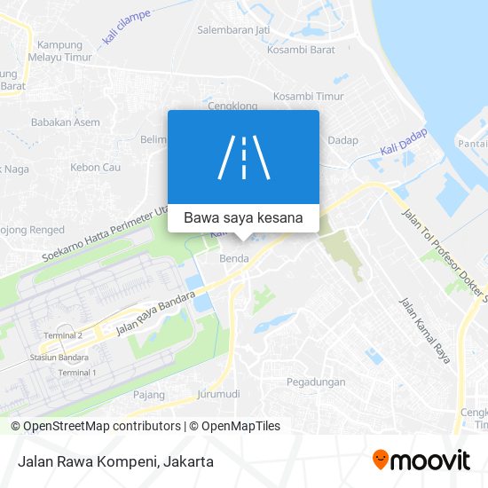 Peta Jalan Rawa Kompeni