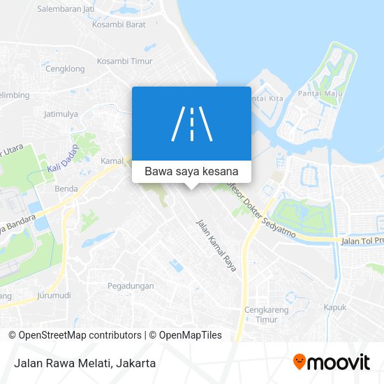 Peta Jalan Rawa Melati