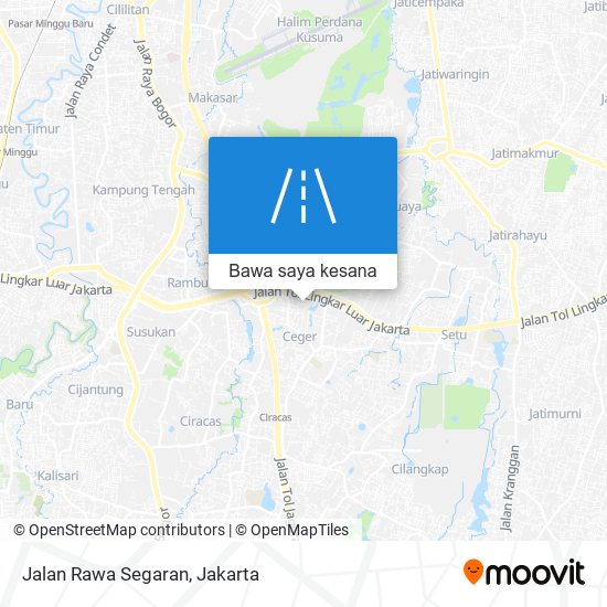 Peta Jalan Rawa Segaran