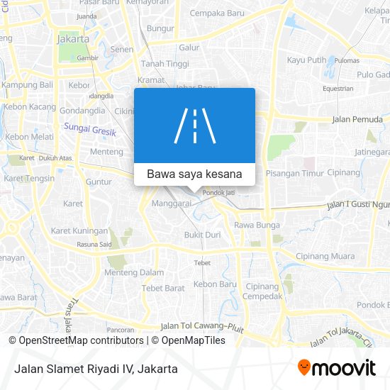 Peta Jalan Slamet Riyadi IV