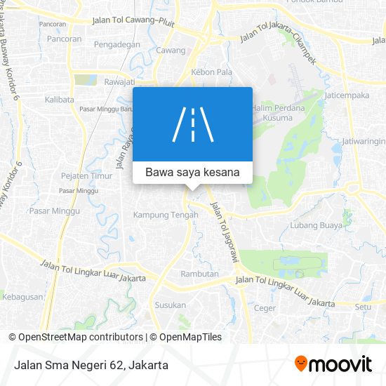 Peta Jalan Sma Negeri 62