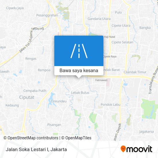 Peta Jalan Soka Lestari I