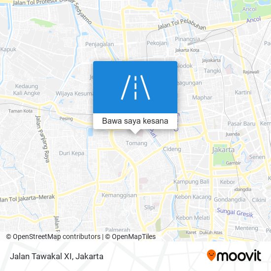 Peta Jalan Tawakal XI