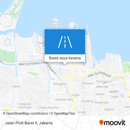 Peta Jalan Pluit Barat II