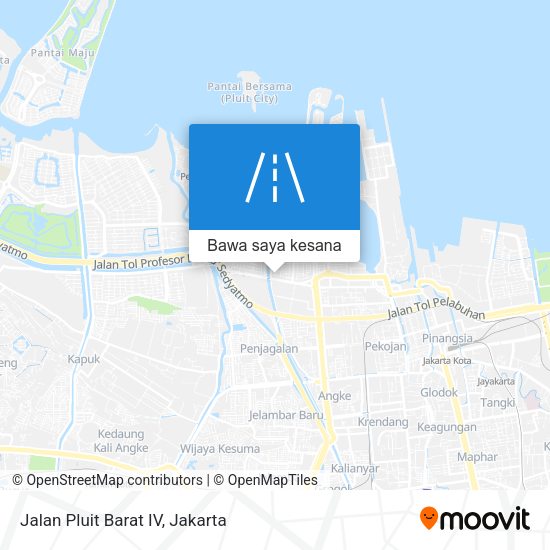 Peta Jalan Pluit Barat IV