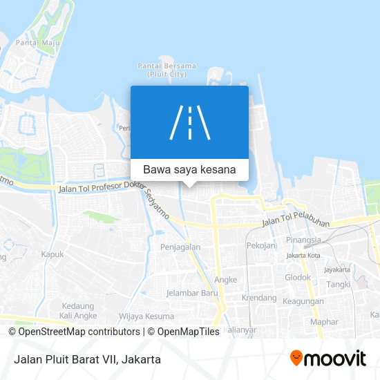 Peta Jalan Pluit Barat VII