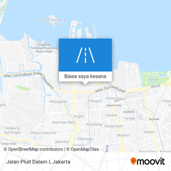 Peta Jalan Pluit Dalam I