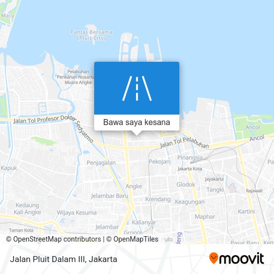 Peta Jalan Pluit Dalam III
