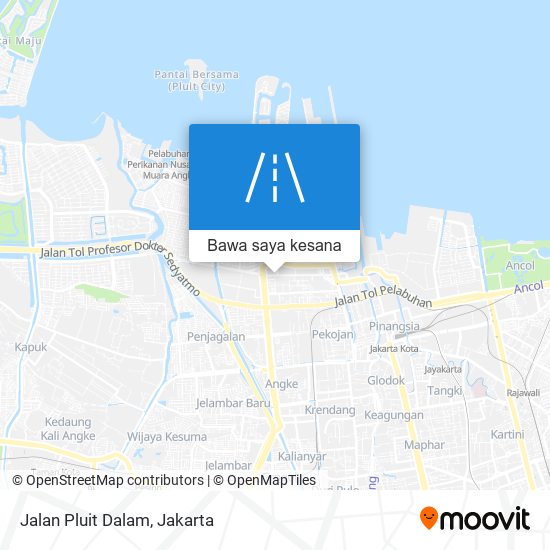 Peta Jalan Pluit Dalam