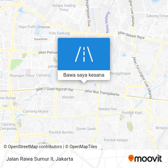 Peta Jalan Rawa Sumur II