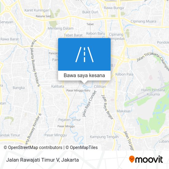 Peta Jalan Rawajati Timur V