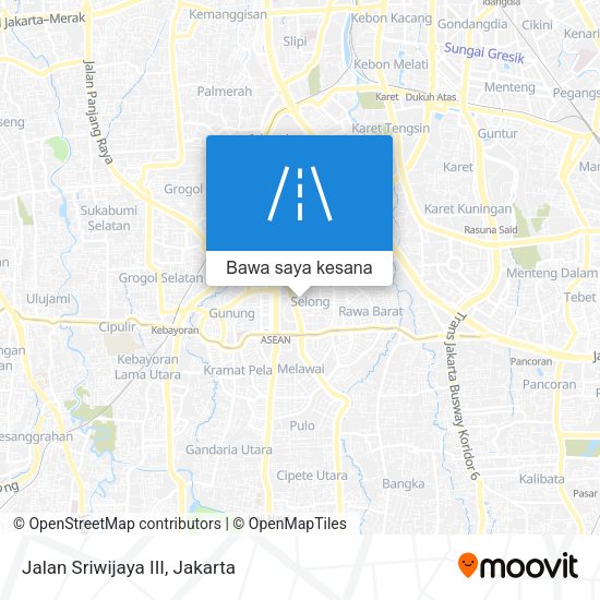 Peta Jalan Sriwijaya III