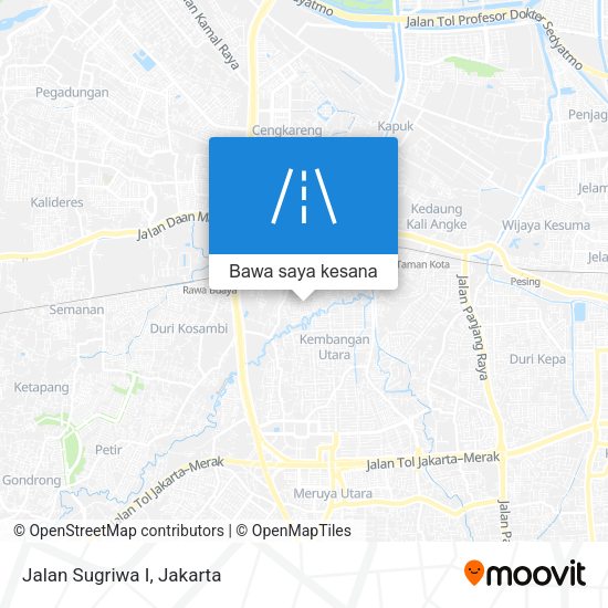 Peta Jalan Sugriwa I