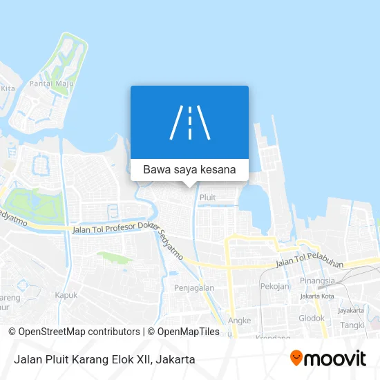 Peta Jalan Pluit Karang Elok XII