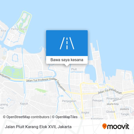Peta Jalan Pluit Karang Elok XVII