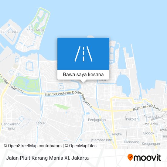 Peta Jalan Pluit Karang Manis XI