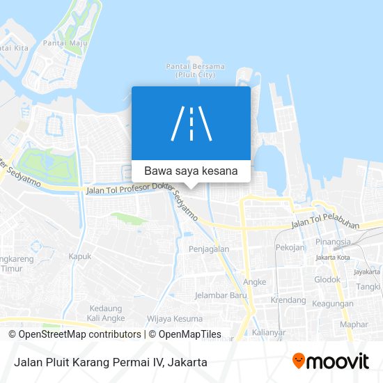 Peta Jalan Pluit Karang Permai IV