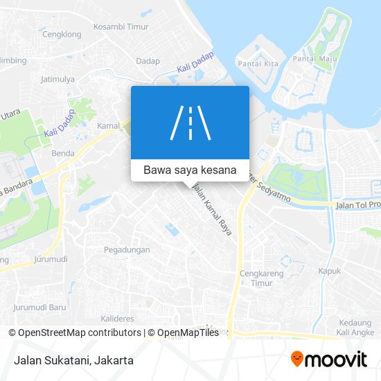 Peta Jalan Sukatani