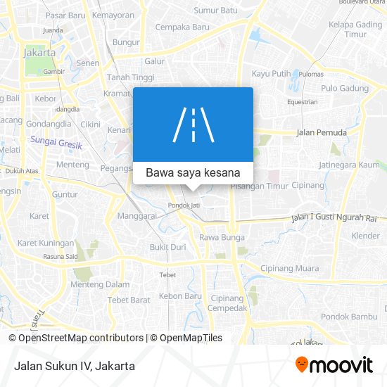 Peta Jalan Sukun IV