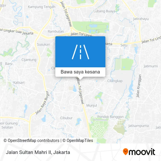 Peta Jalan Sultan Mahri II
