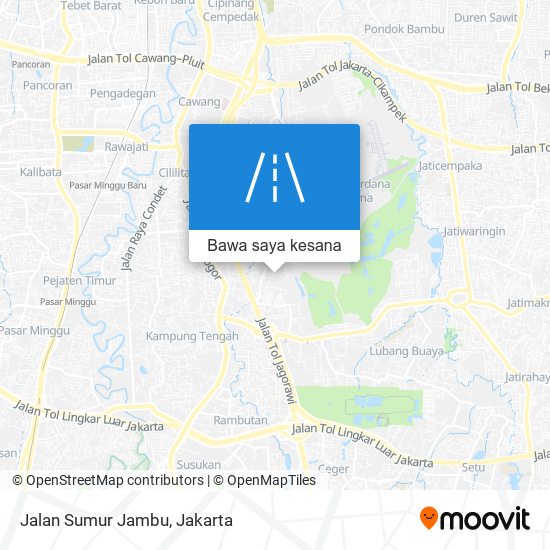 Peta Jalan Sumur Jambu