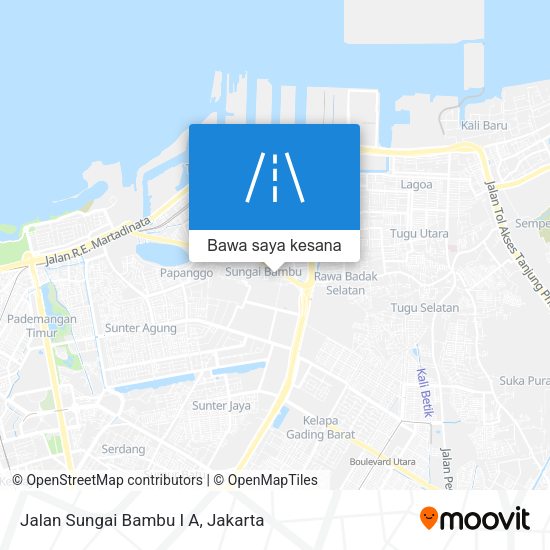 Peta Jalan Sungai Bambu I A