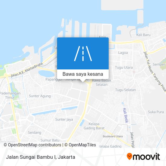 Peta Jalan Sungai Bambu I