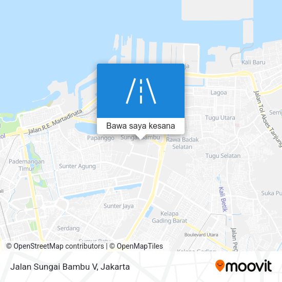 Peta Jalan Sungai Bambu V