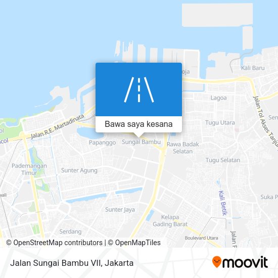 Peta Jalan Sungai Bambu VII