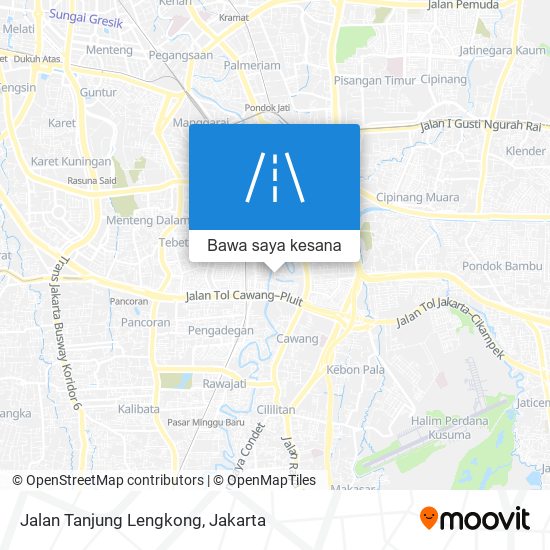 Peta Jalan Tanjung Lengkong