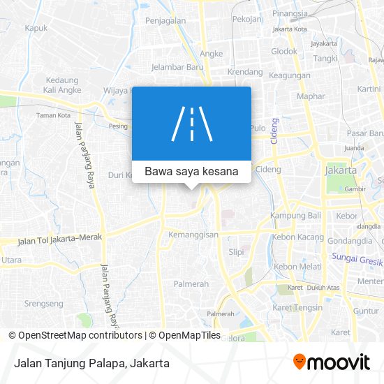 Peta Jalan Tanjung Palapa