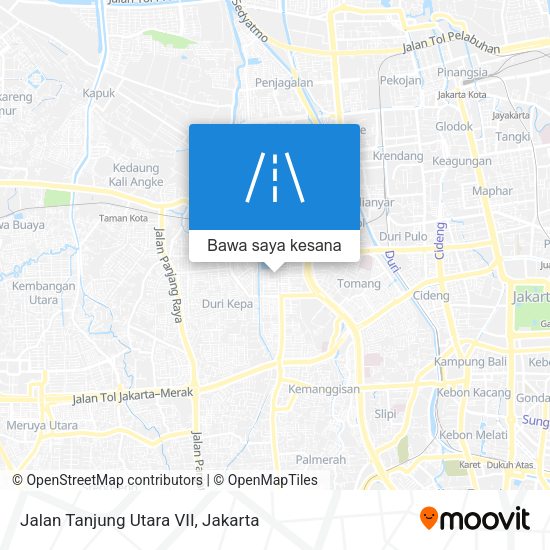 Peta Jalan Tanjung Utara VII