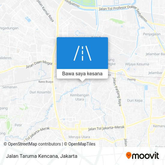 Peta Jalan Taruma Kencana