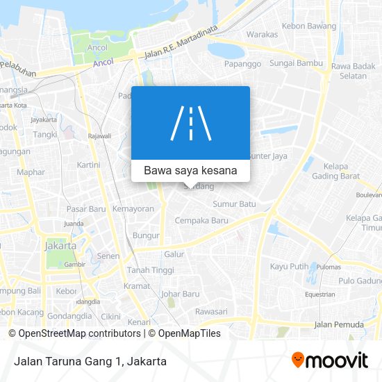 Peta Jalan Taruna Gang 1